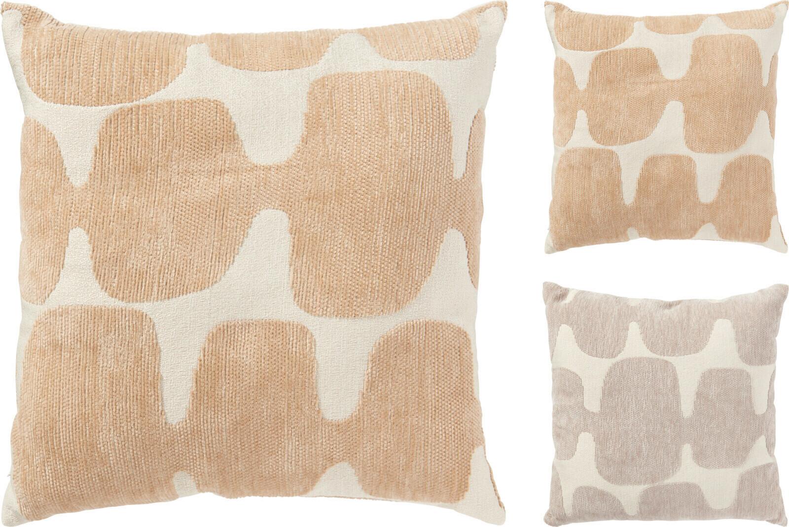 Díszpárna Kb. 45/45cm - aranyszínű/ezüstszínű, Basics, textil (45/45cm)