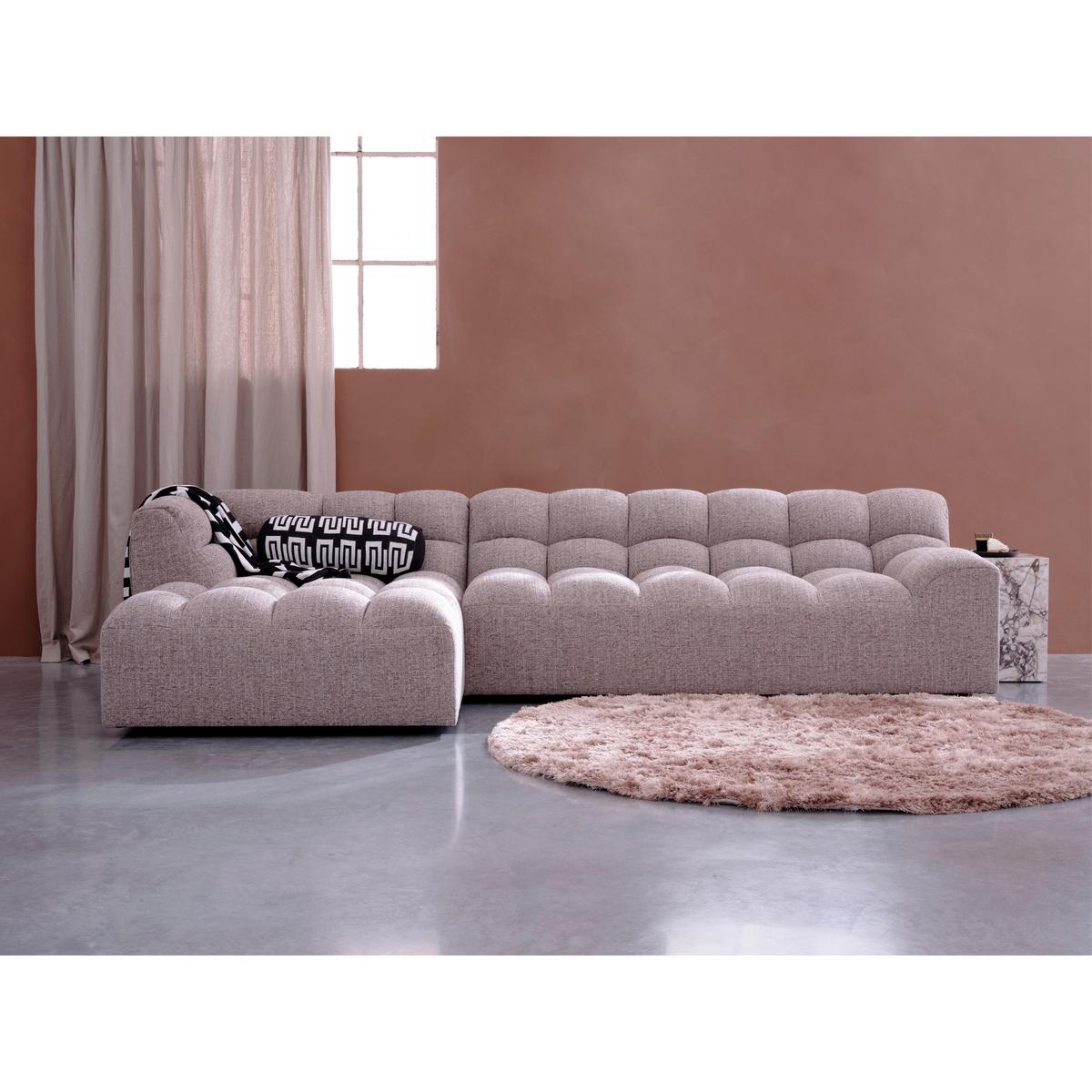 ECKSOFA Allure Braun S: 165x324cm - Schwarz/Braun, Design, Textil (165/324cm) - Livetastic