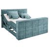 Boxspringbett Mit Topper 180x200 Cm Denver - Petrol, KONVENTIONELL, Textil (180/200cm) - Carryhome