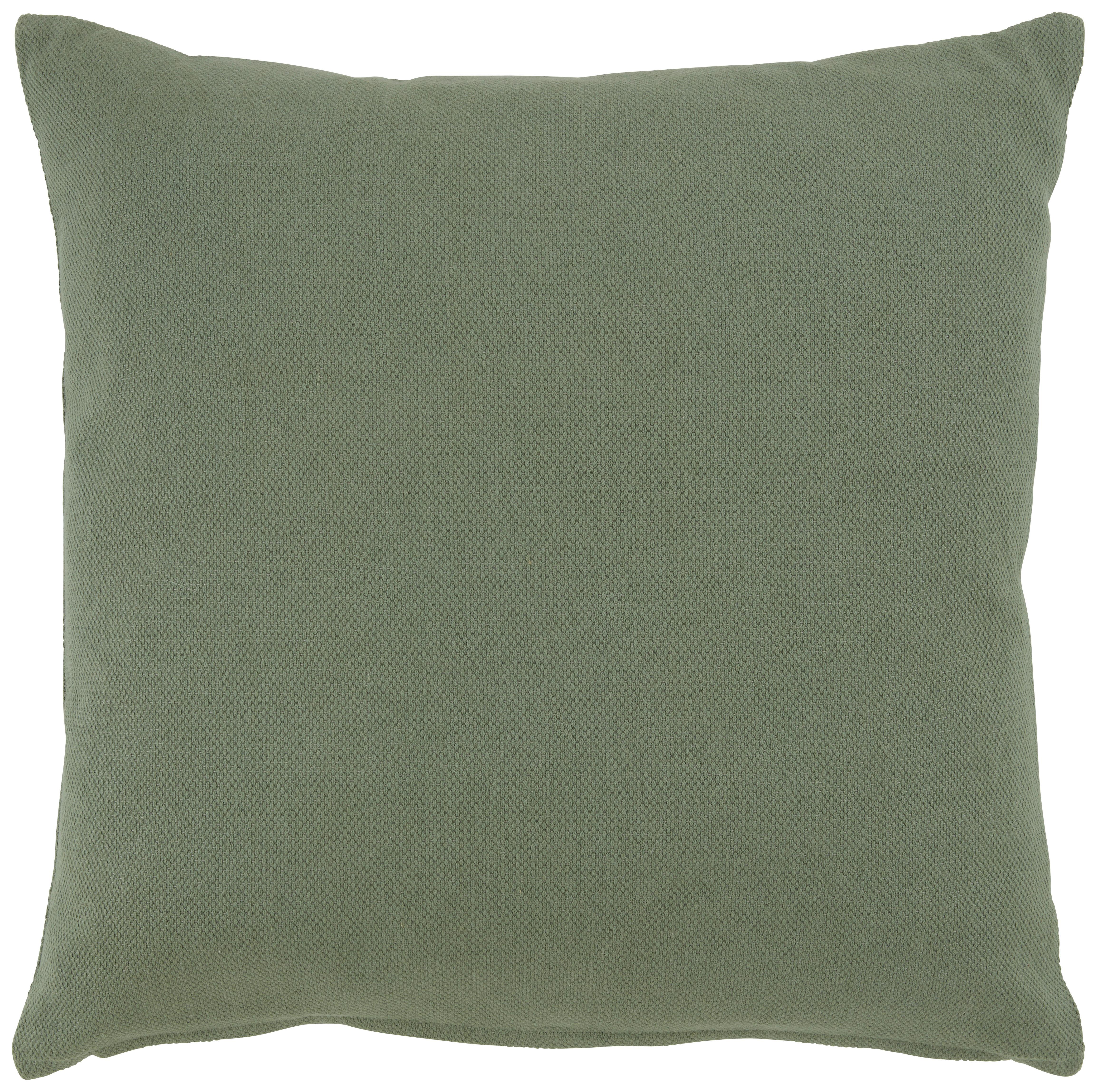 Dekorační Polštář Chris, 50/50cm, Zelená - tmavě zelená, Moderní, textil (50/50cm) - Premium Living