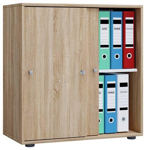 Aktenschrank Lona L Eiche Dekor B 70 Cm - Sonoma Eiche, Basics, Holzwerkstoff (70/74/37cm) - MID.YOU