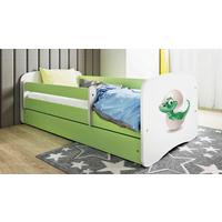Kinder-/Juniorbett Babydreams inkl. Matratze 80x160 - Birkefarben/Weiß, MODERN, Holz/Holzwerkstoff (80/160cm) - MID.YOU
