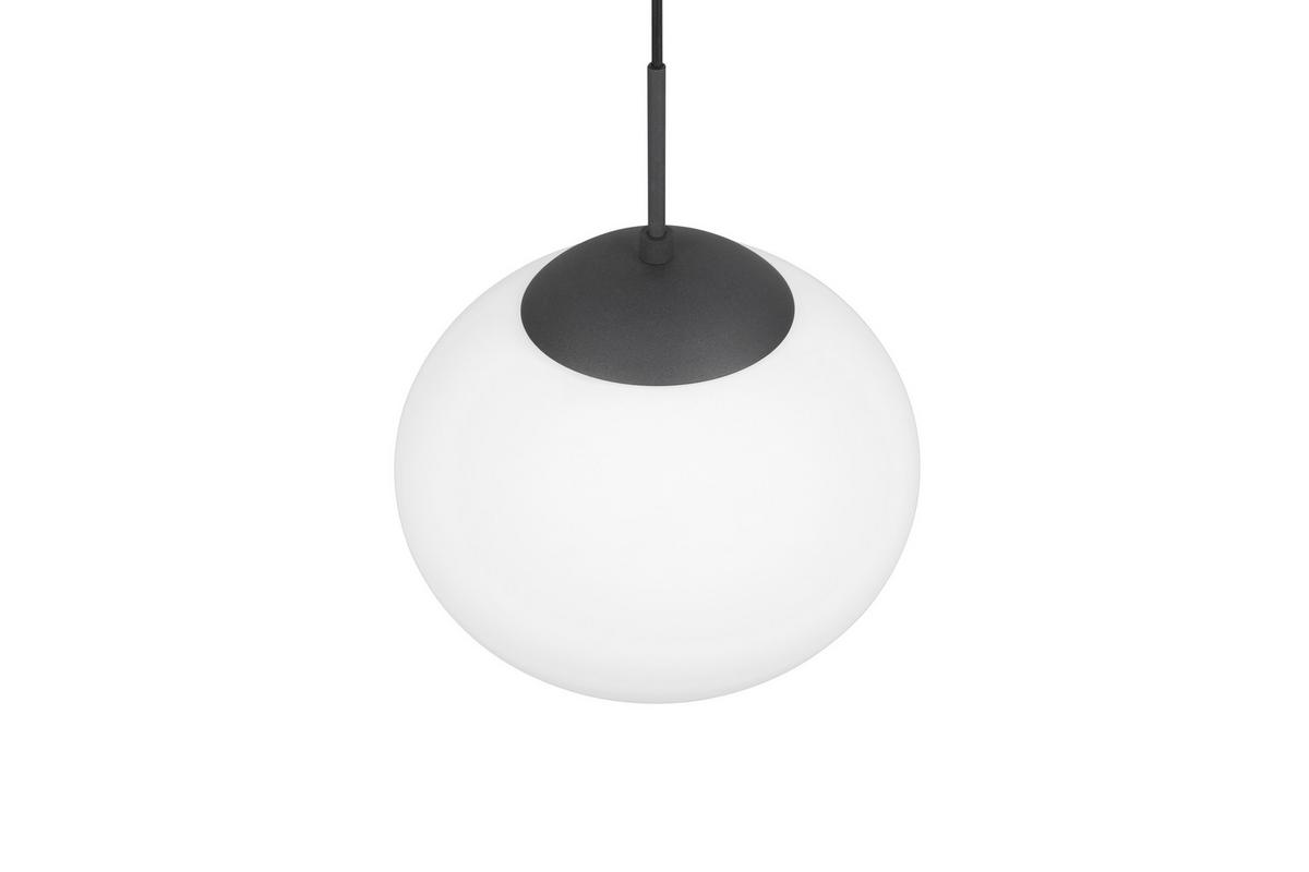 Hängeleuchte 363100132 Fomento - Schwarz/Weiß, Basics, Glas/Metall (30/150cm) - Trio Leuchten