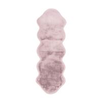 Kunstfell Rabbit Rosa 60x180 cm Textil - Rosa, Trend, Textil (60/180cm) - Kayoom