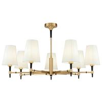 Kronleuchter Zaragoza - Messingfarben, Basics, Textil/Metall (88/49/88cm) - MAYTONI