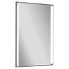 Badespiegel LED-Line BxH 42x67 cm Led Beleuchtung - Alufarben, MODERN, Glas/Holzwerkstoff (42/67/4cm) - MID.YOU