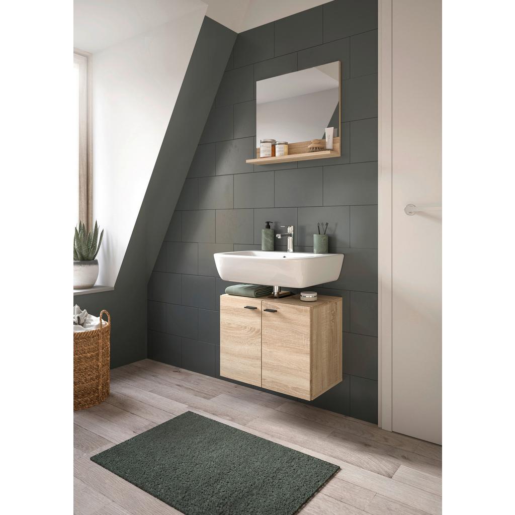 Badezimmer Boston Sonoma Eiche Dekor B: 57 cm