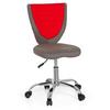 Jugenddrehstuhl Kiddy Grau/Rot Bis 60 Kg - Silberfarben/Rot, MODERN, Kunststoff/Textil (41/94/41cm) - MID.YOU