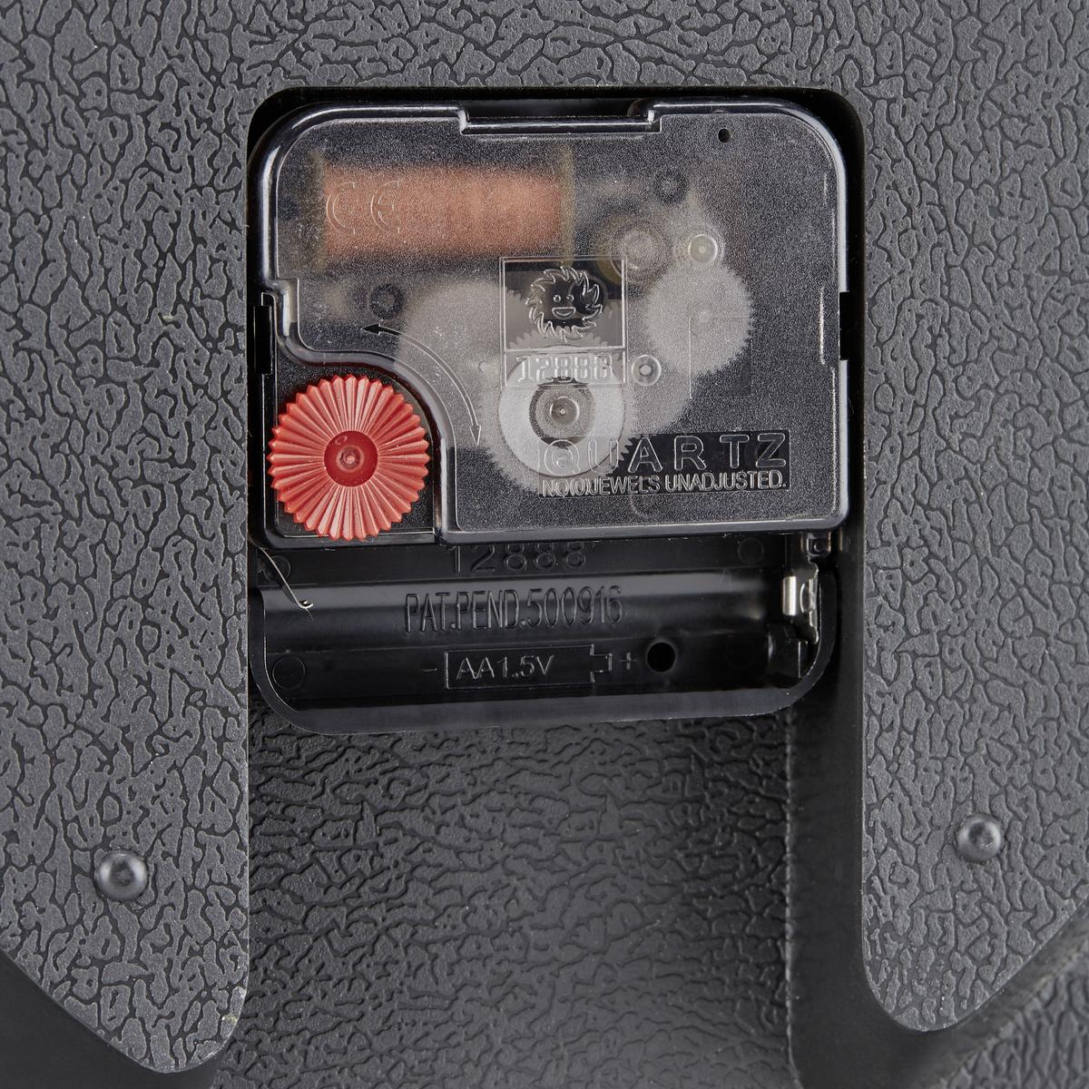 Wanduhr Alexa Weiß/Silber, B/H: 25,3/30,2 cm - Silberfarben/Schwarz, Basics, Glas/Papier (25,3/30,2/4cm) - Ondega