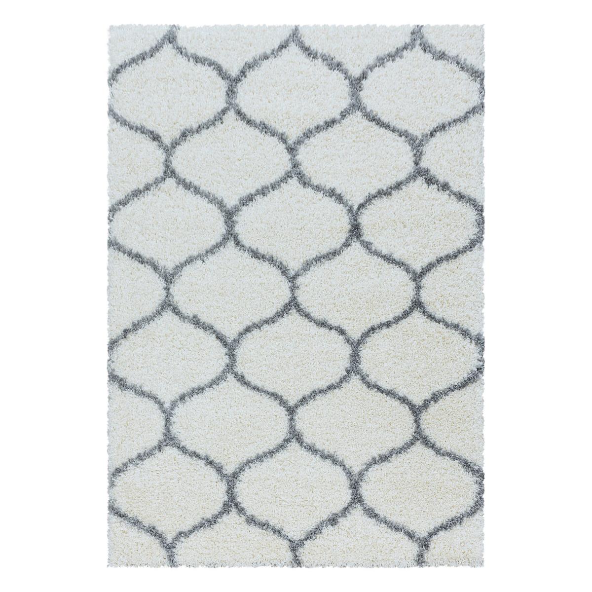 Teppich Läufer Creme Salsa 80x250 cm - Creme, Design, Textil (80/250cm)