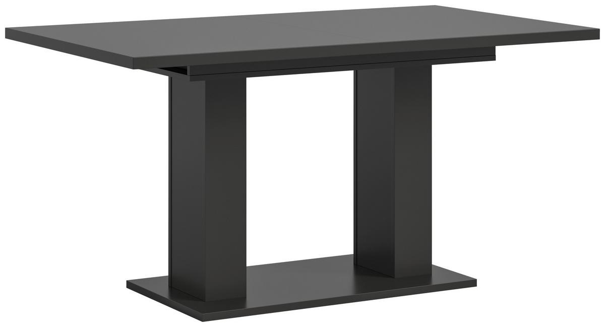 Ausziehtisch Marlon 150 Az Melamin Grau, B:150-190 cm - Grau, KONVENTIONELL, Holzwerkstoff (150-190/90/76cm) - MID.YOU