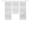 Flächenvorhang Gabi 3er Set - Weiß, KONVENTIONELL, Textil (30/80cm) - Schmidt W. Gmbh