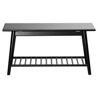 Schuhbank Noble 4168020 - Schwarz, ROMANTIK / LANDHAUS, Holz (90/45/35cm) - MID.YOU