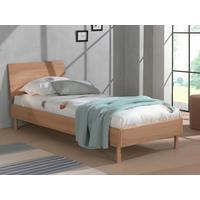 Bett Forrest Naturfarben 90x200cm - Naturfarben/Nickelfarben, MODERN, Holz (90/200cm) - Vipack