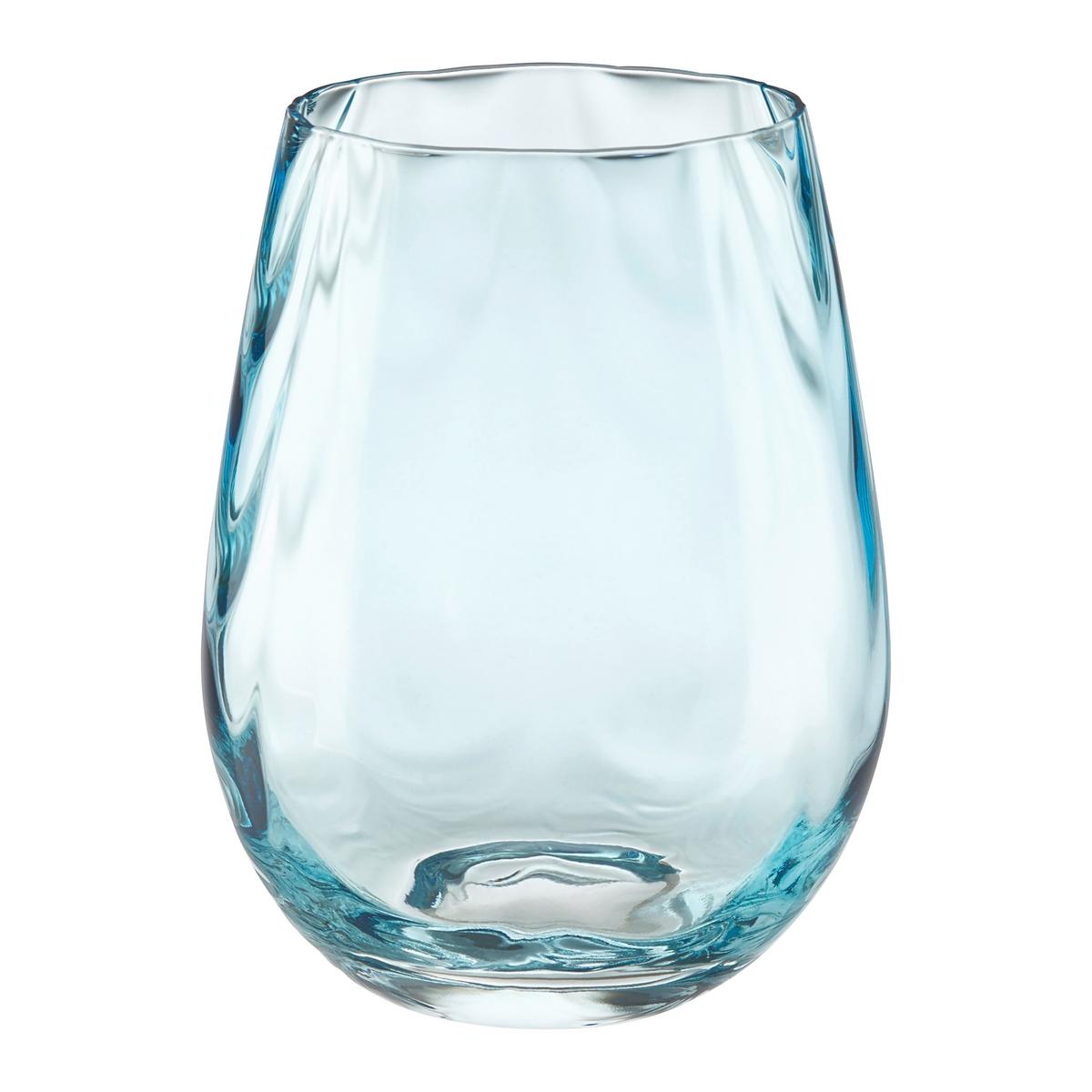 Pohár na pitie LIVIDUS - modrá, Modern, sklo (9,3/12,5cm) - Mömax