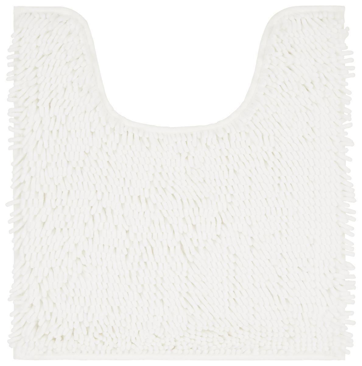 WC-Vorleger Liliane - Weiß, KONVENTIONELL, Textil (45/50cm) - Ombra