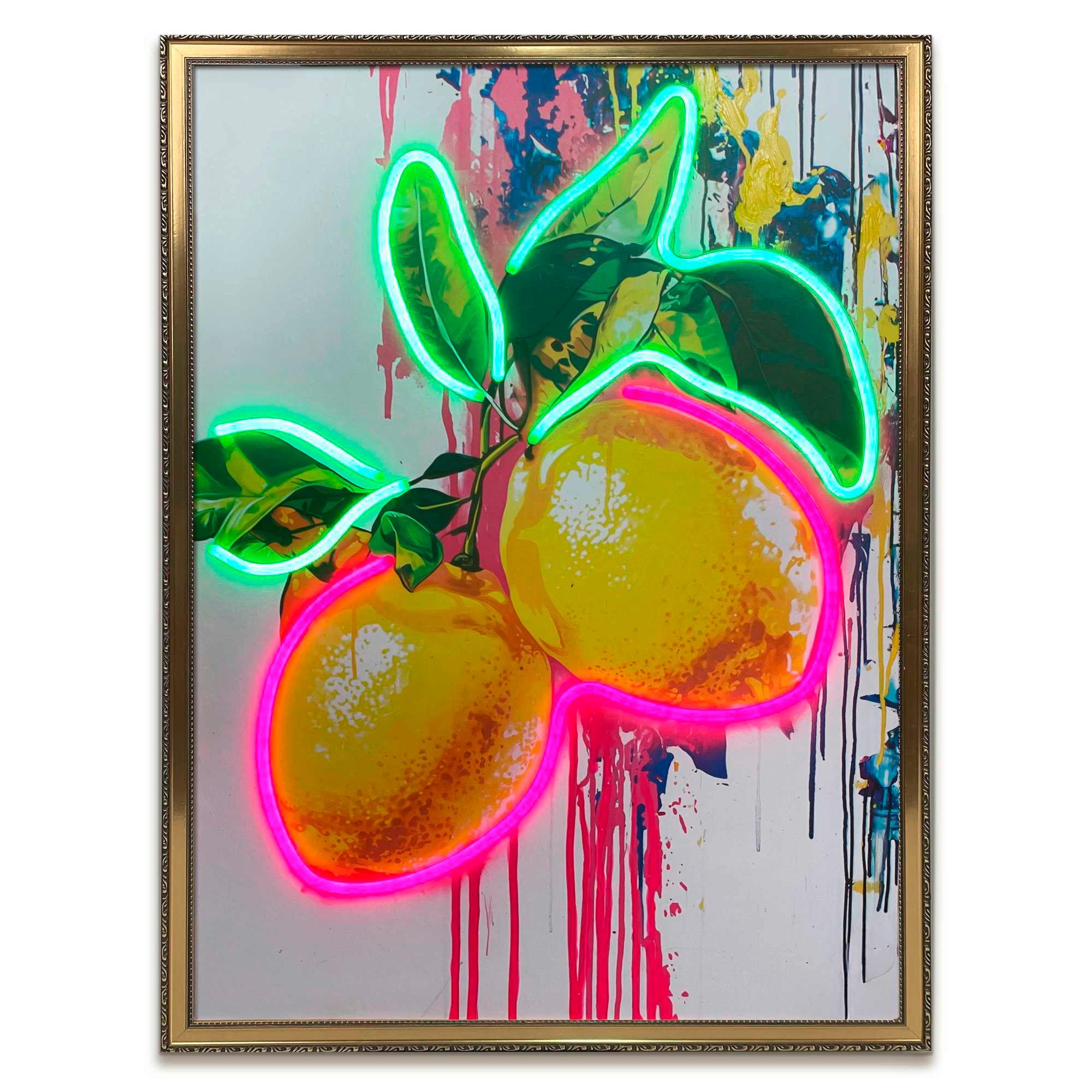 Bild Neon Lemons - Multicolor/Schwarz, Basics, Holzwerkstoff/Kunststoff (50/70/3,5cm)