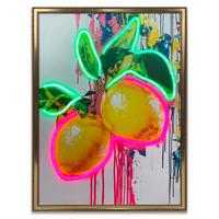 Bild Neon Lemons - Multicolor/Schwarz, Basics, Holzwerkstoff/Kunststoff (50/70/3,5cm)