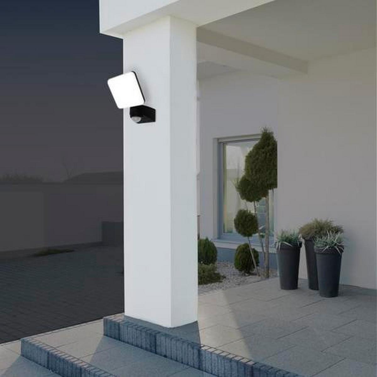 Außenwandleuchten Led Jaro 10w Kunststoff - Anthrazit, Design, Kunststoff (14/23/15cm) - Näve