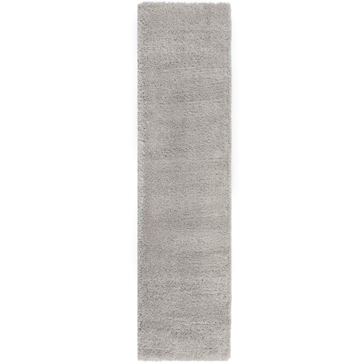 Shaggy Feather Soft Grau 60x230 - Hellgrau/Grau, Basics, Textil (60/230cm)