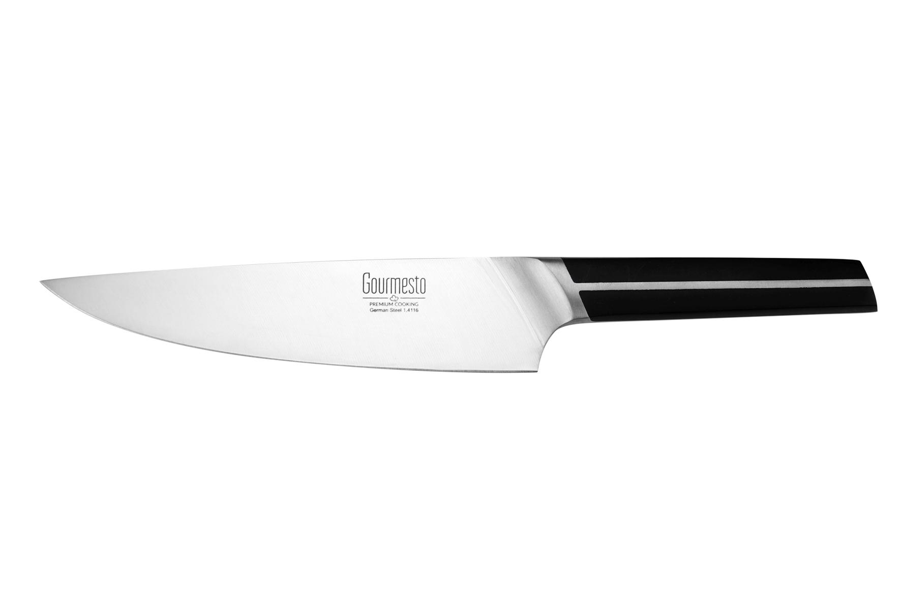 Šéfkuchařský nůž Profi Line, čepel: 20cm - barvy nerez oceli, Konvenční, kov (33,3cm) - Gourmesto