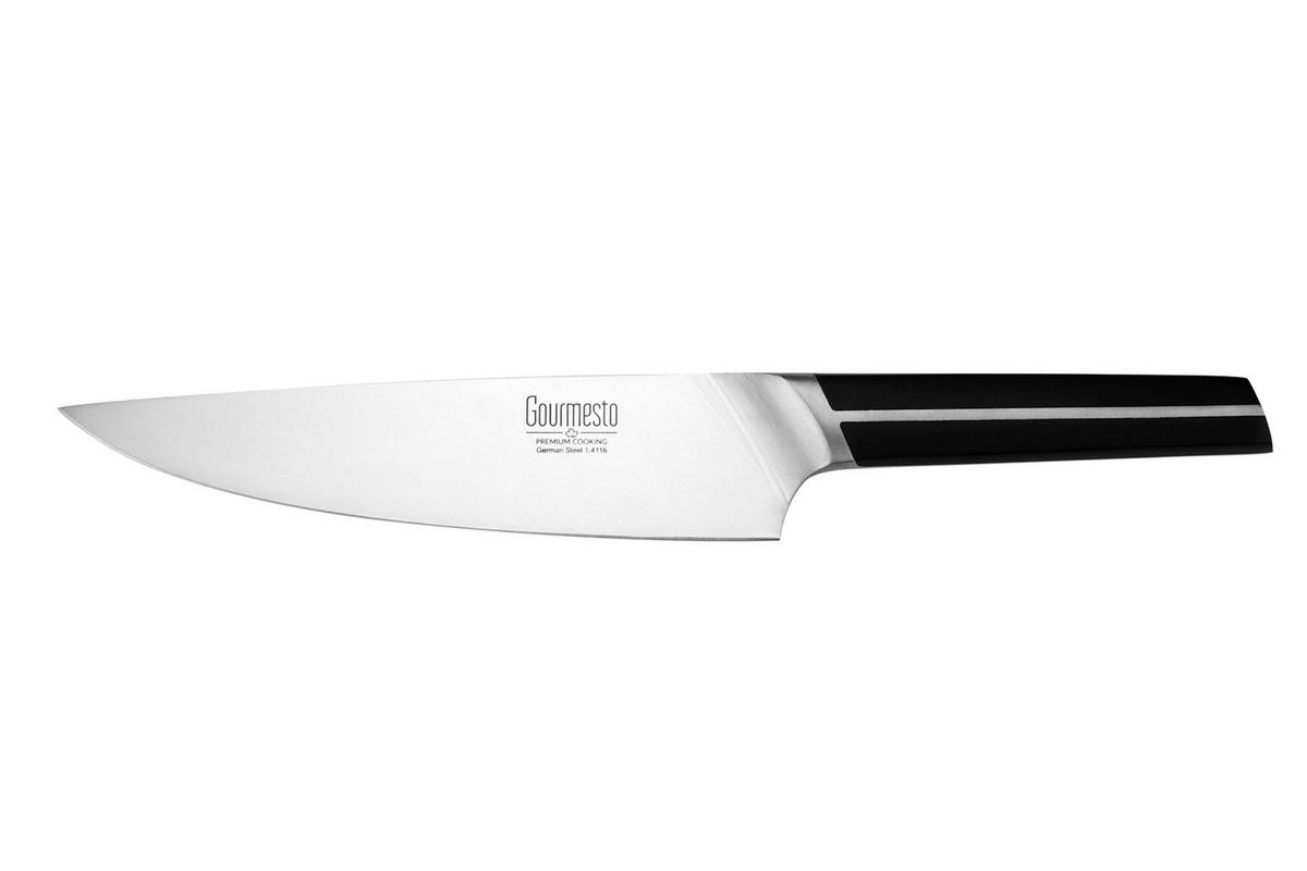 Šéfkuchársky nôž Profi Line, čepeľ: 20 cm - farba ušľachtilej ocele, Konventionell, kov (33,3cm) - Gourmesto