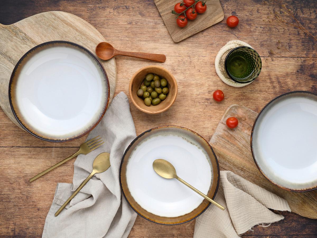 Schüsselset Cascade Steinzeug 4-Teilig - Design, Keramik - Creatable