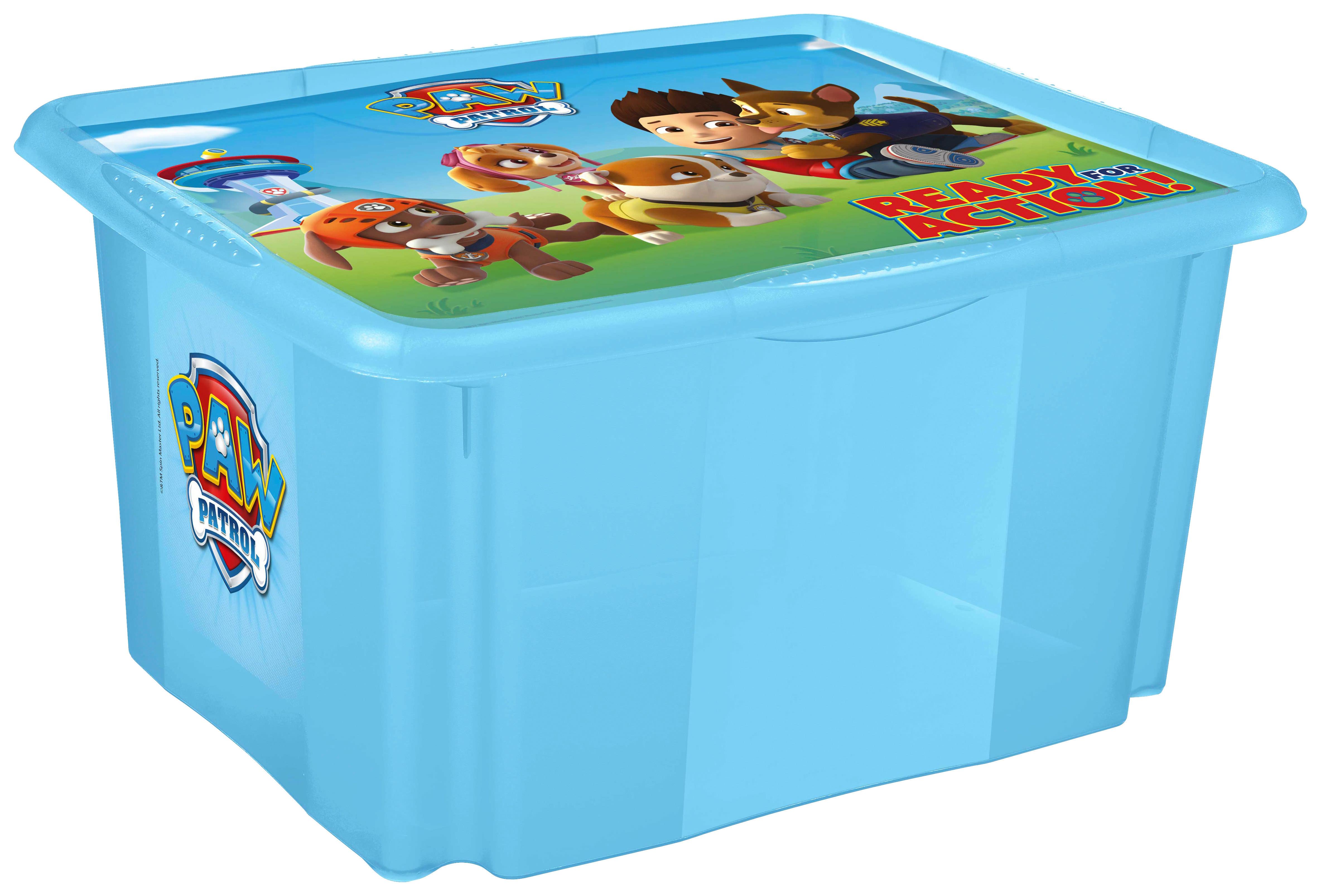 Aufbewahrungsbox Paulina mit Deckel Paw Patrol 24 L - Blau, Basics, Kunststoff (42/35,5/22,5cm)