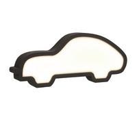 Kindertischleuchte 41-10650 Car - Schwarz, Basics, Holzwerkstoff/Kunststoff (35/3.5/14cm)