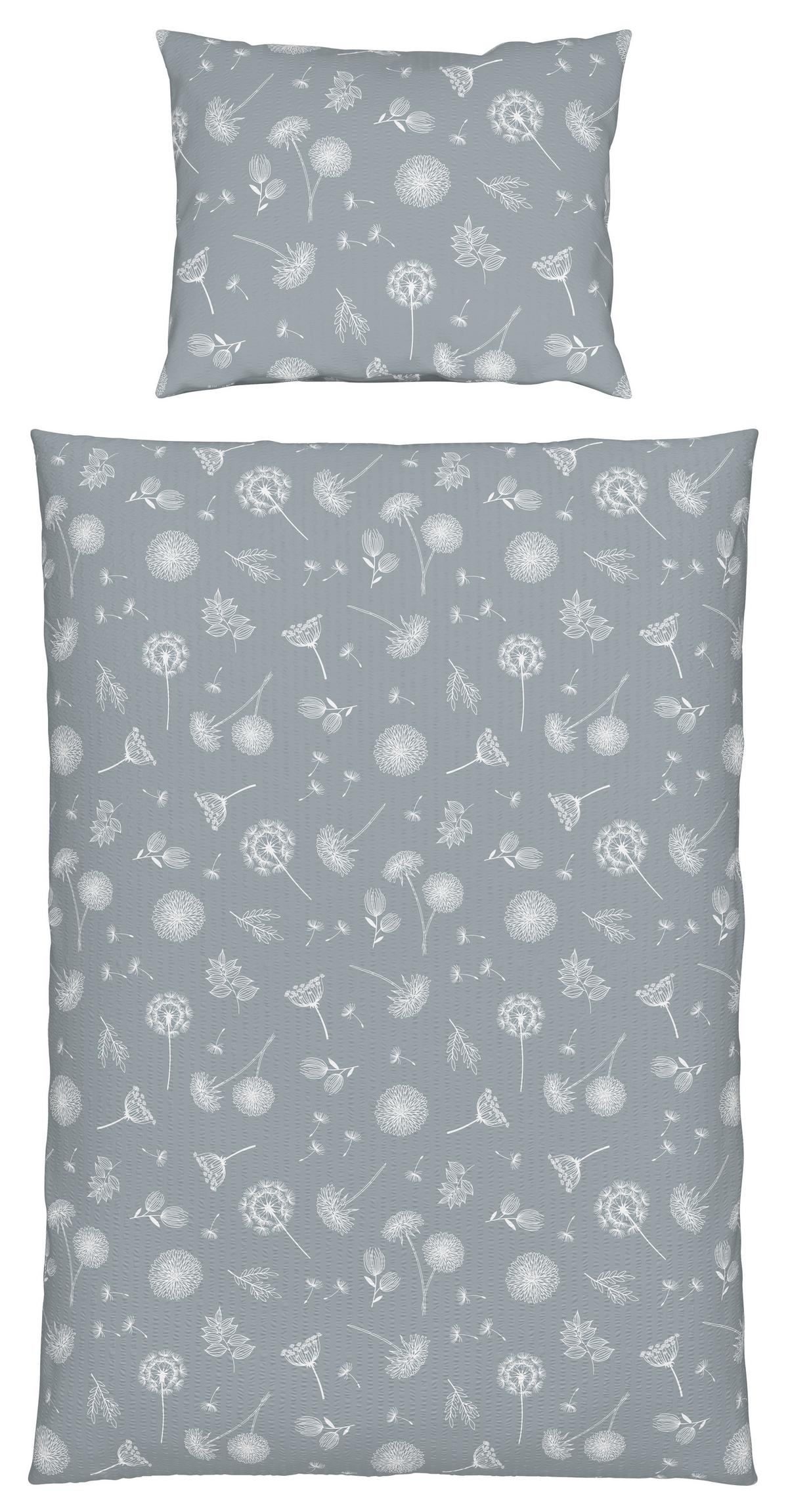 POVLEČENÍ PUSTEBLUME - šedá, Konvenční, textil (140/200cm) - Modern Living