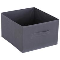 Úložný box TANYA - sivá, Konventionell, kartón/textil (33,5/20/31cm) - Mömax