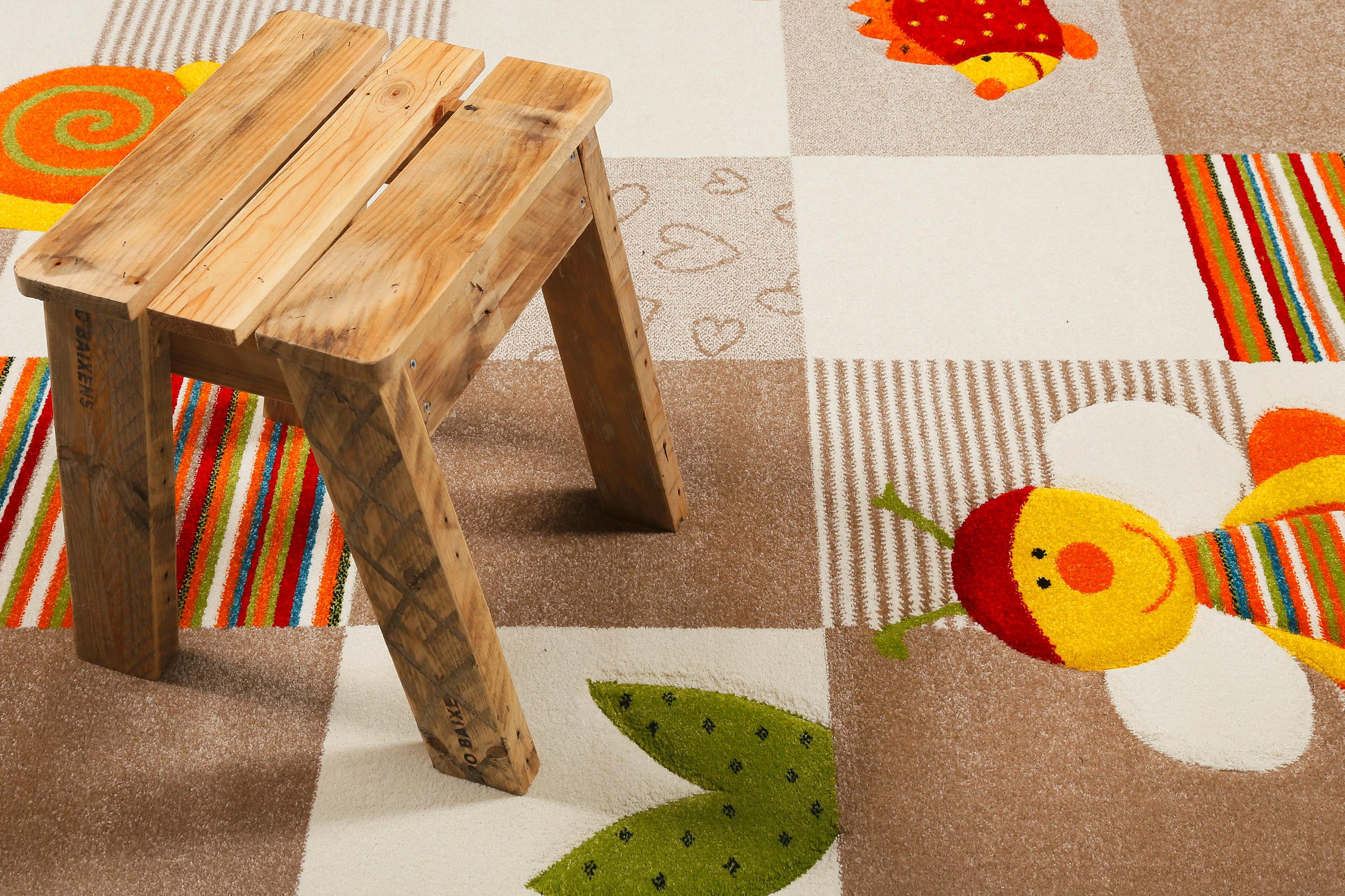 Kinderteppich Bee 2.0 - Beige, Trend, Textil (80/150cm) - Esprit