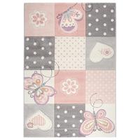 DĚTSKÝ KOBEREC Butterfly 2, 160/230cm, růžová - růžová, Romantický / Rustikální, textil (160/230cm) - Mömax