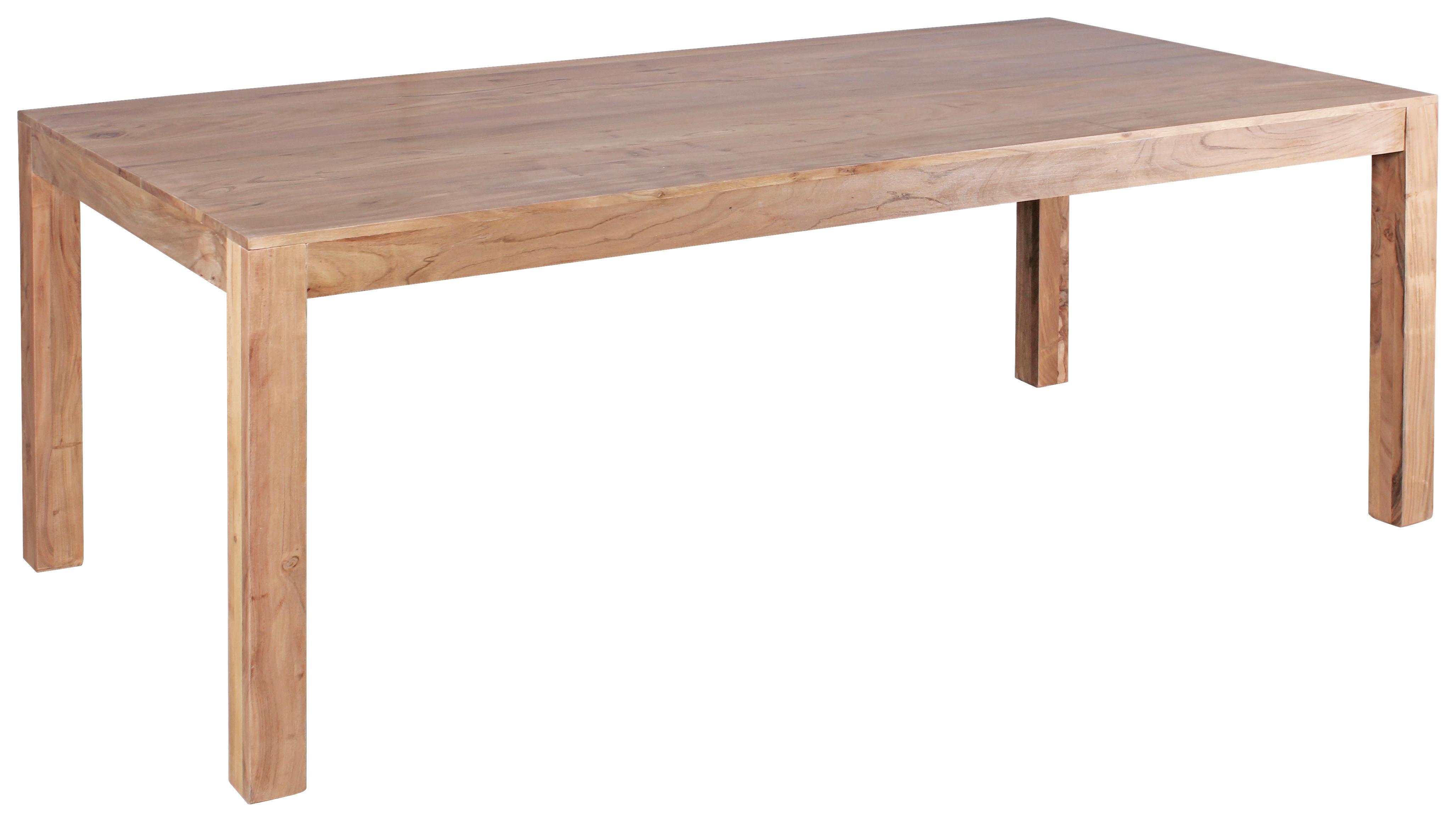 JÍDELNÍ STŮL MUMBAI - barvy akácie, Moderní, dřevo (200/100/76cm) - MID.YOU