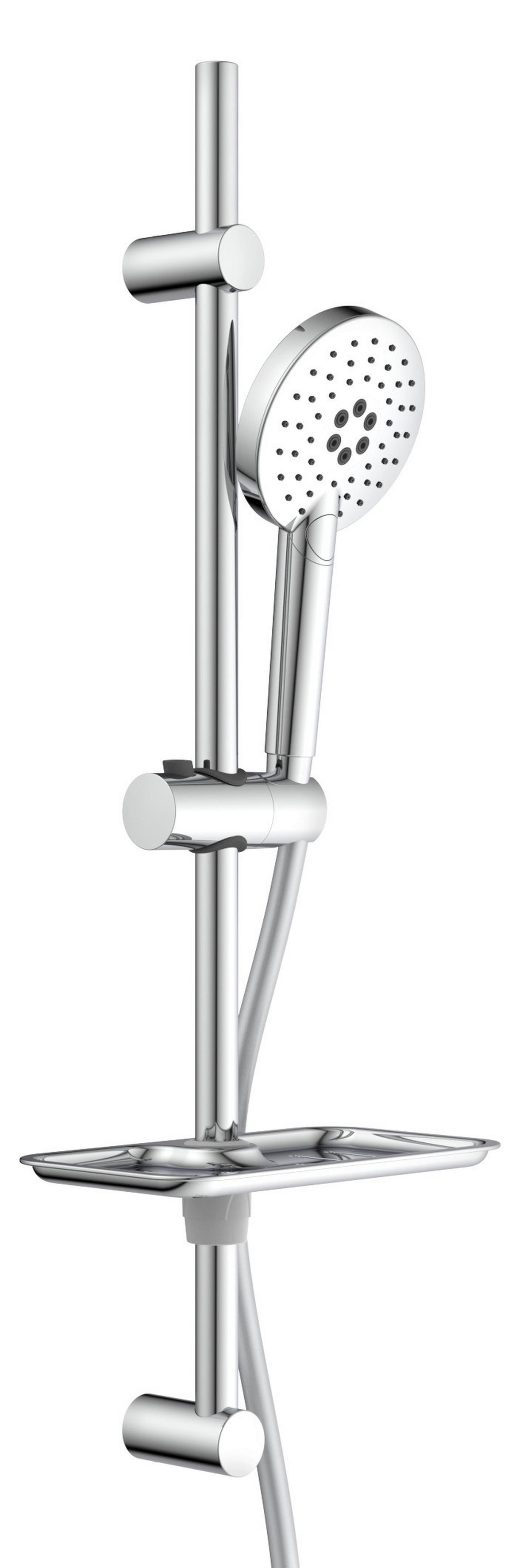 Brauseset Rimini Dx 7020csb - Chromfarben, KONVENTIONELL, Kunststoff (24,0/75,0/13,5cm)