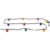 Lichterkette Nirvana L: 470 cm Led, Multicolor - Blau/Gelb, Basics, Glas/Kunststoff (470cm) - Globo