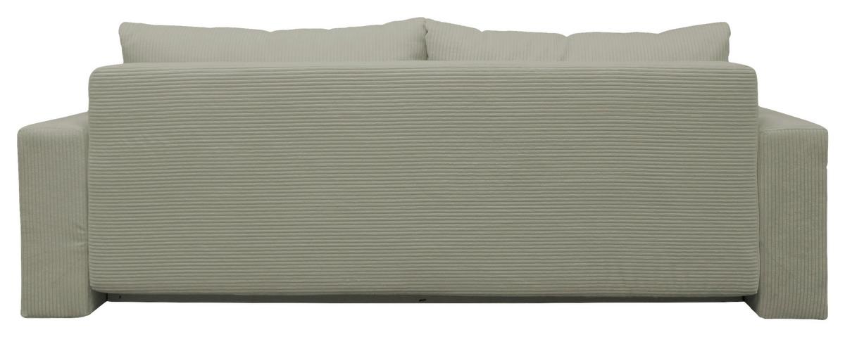 Schlafsofa Ralf Taupe B: 232 cm - Taupe/Silberfarben, Design, Textil (232/88/105cm) - MID.YOU