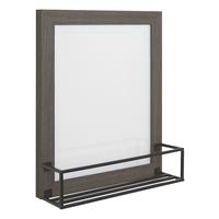 Rám na obrazy Shelf - šedá, kov/kompozitní dřevo (27,5/32,5/8,5cm) - Modern Living