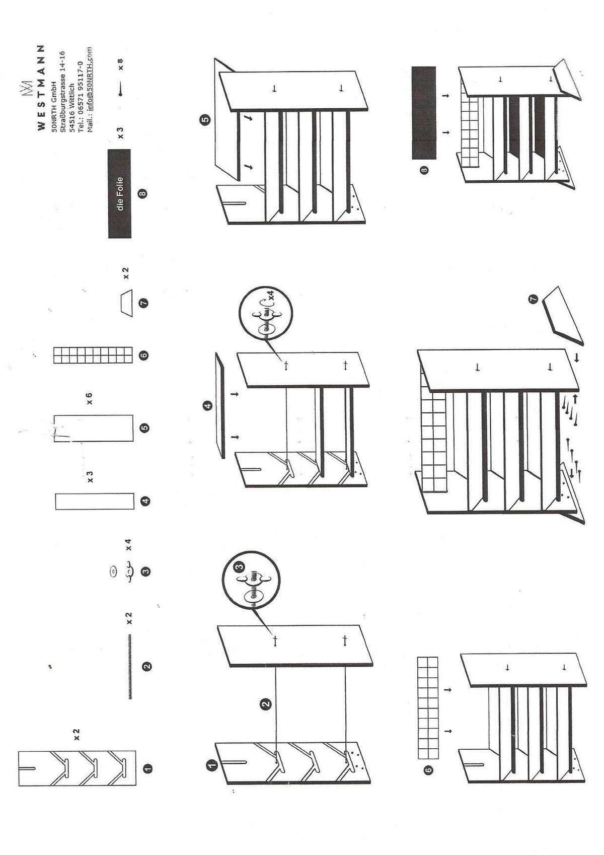 GARTENREGAL KRÄUTERREGAL L - Lärchefarben, Basics, Holz (80/95/50cm)