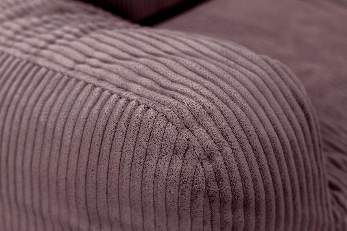 Sitzsack Rivo Cord rosa, Indoor, B: 110cm - Rosa, Basics, Textil (110/75/100cm)