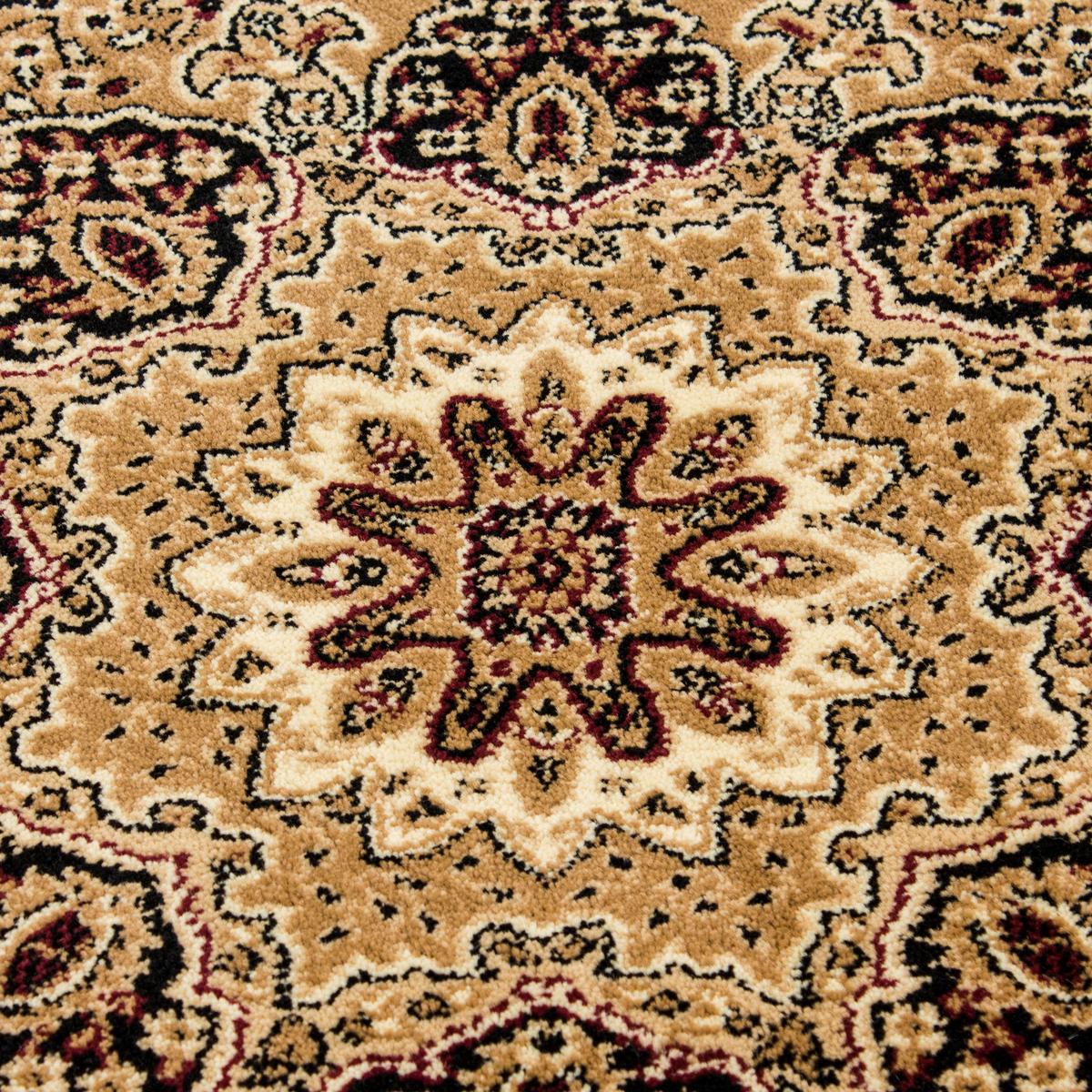 Orientalischer Webteppich Beige Marrakesh 80x150 cm - Beige, KONVENTIONELL, Textil (80/150cm)