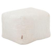 Sitzsack Cubi Cord beige, Indoor, B: 60cm - Beige, Basics, Textil (60/40/50cm)