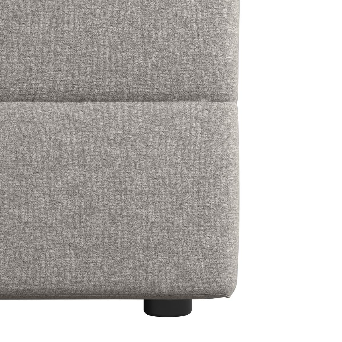Boxspringbett Verona 180x200 cm Silberfarben - Silberfarben/Schwarz, MODERN, Karton/Holzwerkstoff (180/200cm) - MID.YOU