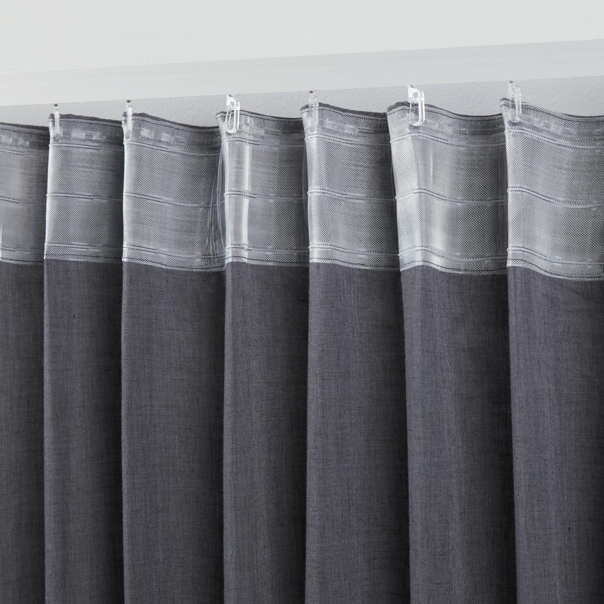 HOTOVÝ ZÁVĚS Ramona, 135/245cm, antracit - antracitová, Moderní, textil (135/245cm) - Modern Living