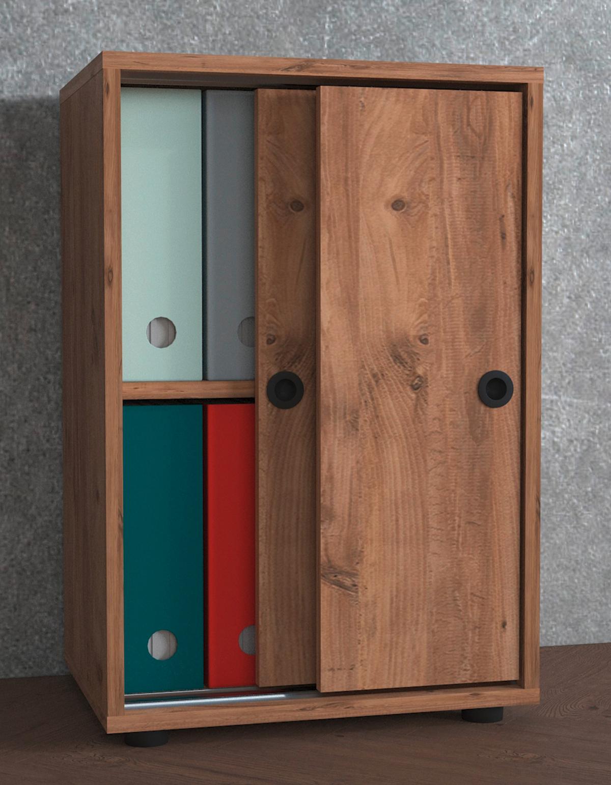 Aktenschrank Ulas Honigeiche Dekor B: 49 cm - Honigeiche, Design, Holzwerkstoff (49/74/38cm) - MID.YOU