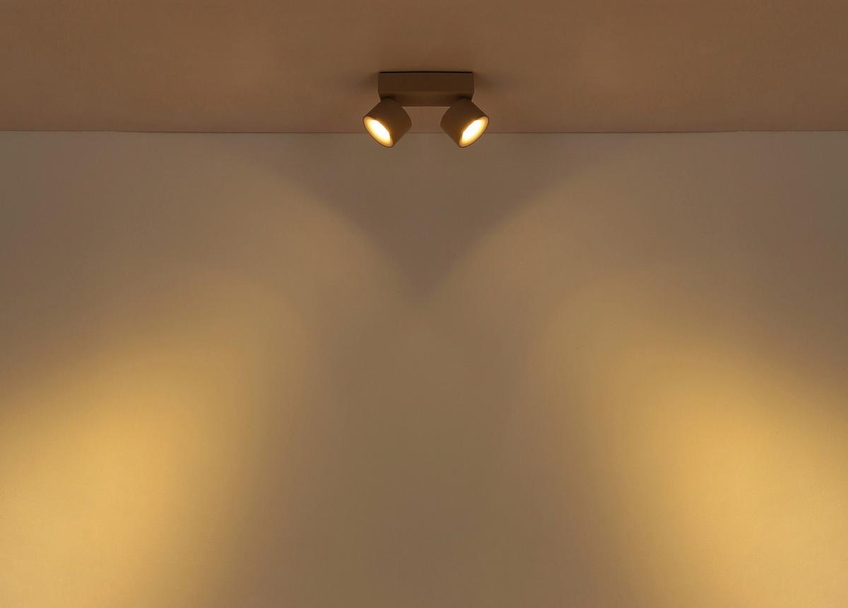 LED ZÁŘIČ RAE - bílá/průhledné, Design, kov/plast (20.5/7.2/12cm) - Globo