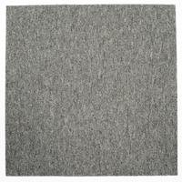 Teppichfliese Grau Mustang 50x50 cm Florhöhe 3 mm - Basics, Textil (50/50cm)