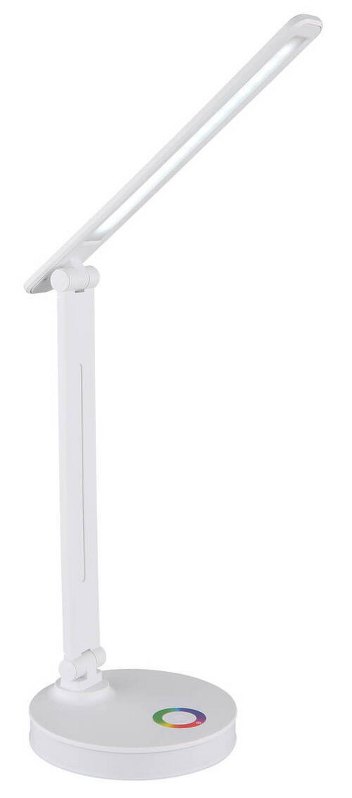 LED-Schreibtischleuchte 58445w - Opal/Weiß, Design, Kunststoff (28/15/50cm) - Globo