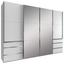 Schwebetürenschrank Level 36a B:300cm Weiß/spiegel - Weiß, MODERN, Holzwerkstoff (300/216/65cm) Schwebetürenschrank Level 36a B:300cm Weiß/spiegel - Weiß, MODERN, Holzwerkstoff (300/216/65cm)