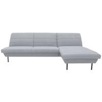 Ecksofa Looks Ix Hellblau - Blau/Schwarz, Design, Textil (274/92/168cm) - LOOKS by W.Joop